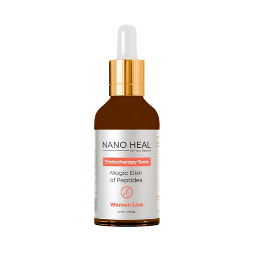 سرم تقویت کننده و ضد ریزش بانوان نانوهیل مدل Magic Elixir of Peptides مناسب برای انواع مو حجم 50 میلی لیتر