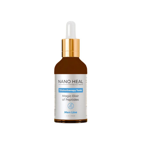 سرم تقویت کننده و ضد ریزش آقایان نانوهیل مدل Magic Elixir of Peptides مناسب برای انواع مو حجم 50 میلی لیتر