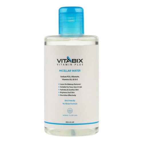 میسلار واتر روشنکننده پوست صورت ویتابیکس مدل Skin Friendly مناسب پوستهای خشک و معمولی حجم 250 میلی لیتر