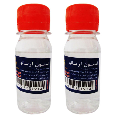 استون لاک پاک کن آریانو مدل bm1 حجم 120 میلی لیتر مجموعه 2 عددی